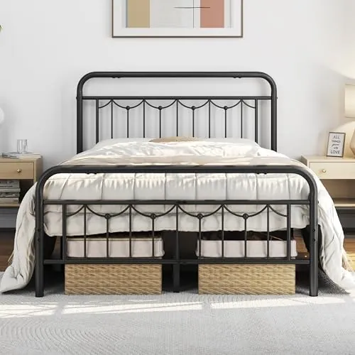 Yaheetech Full Metal Bed Frame