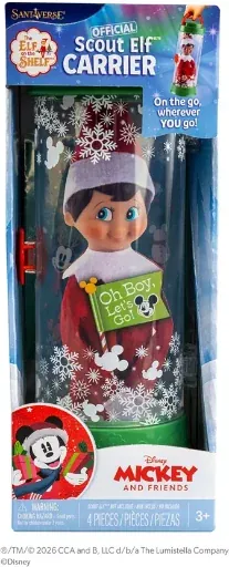 Mickey & Friends Scout Elf Carrier 4-Piece Set