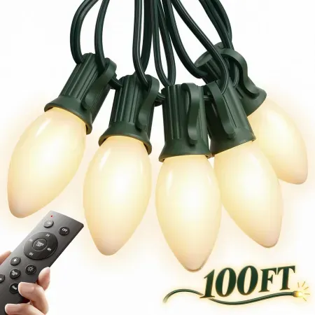 addlon 100' C9 LED Christmas Lights