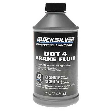 12-Oz Quicksilver DOT 4 Brake Fluid