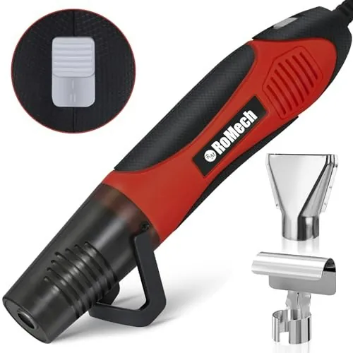 Romech 350W Dual-Temp Heat Gun with 2 Nozzles