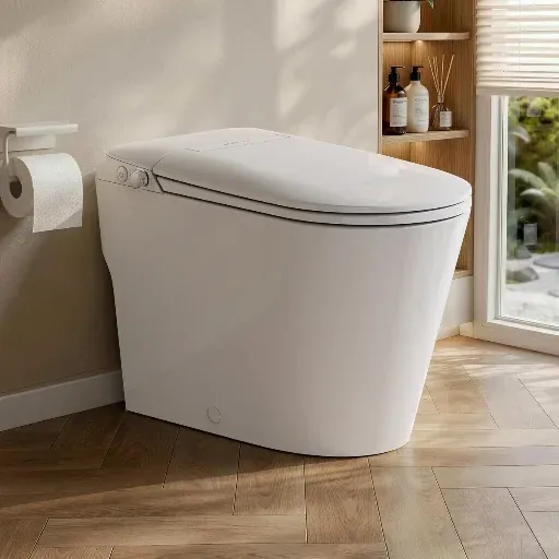 BCANHOME 17.5" Non-Electric Bidet Toilet