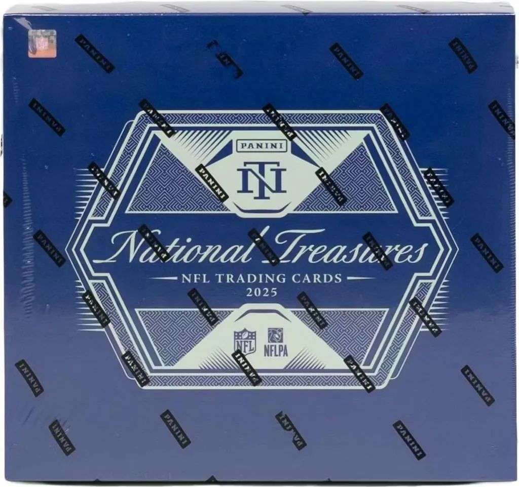 Panini 2025 National Treasures Football Hobby Trading Card Box