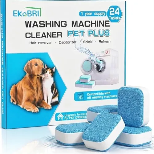 EKoBRIT Washing Machine Cleaner Tablets 24-Pack