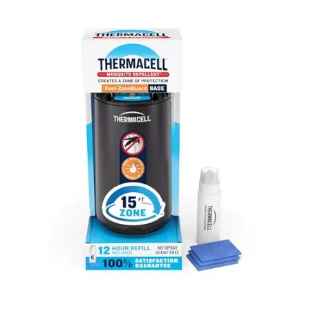 Thermacell Fuel-ZoneGuard Base Patio Shield Mosquito Repeller w/ 12hr Refill