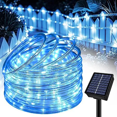 39' Slyuexu 100-LED Solar Rope Outdoor String Lights