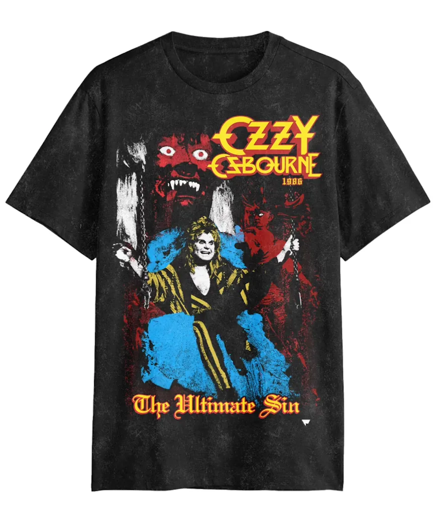 Ozzy Osbourne Men's The Ultimate Sin Graphic T-Shirt