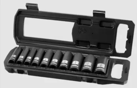 HART 10-Piece 3/8-inch Drive SAE Impact Socket Set
