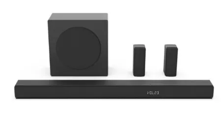 Hisense 5.1 Ch 510W Soundbar w/ Wireless Sub, 2 Rear Speakers (Refurb)