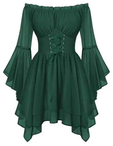 Scarlet Darkness Renaissance Corset Mini Dress