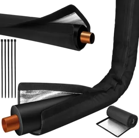 Kanosan 72" x 10.2" Outdoor HVAC Copper Pipe Insulation Cover