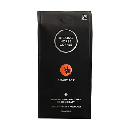 10-Oz Kicking Horse Organic Medium Roast Ground Coffee (Smart Ass)