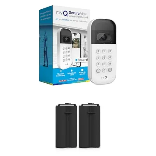 MyQ Smart Garage Video Keypad with Camera & Custom PINs