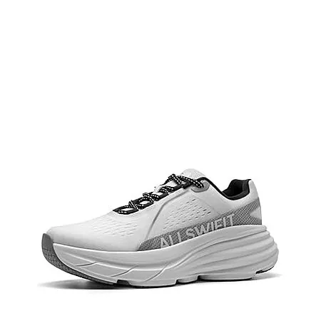 ALLSWIFIT Women's Mesh Lace-Up Breathable Athletic Sneakers (White or Black)