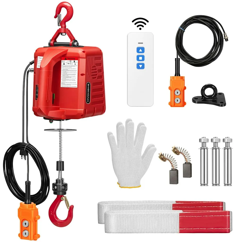 Vivohome 3-in-1 Electric Hoist Winch