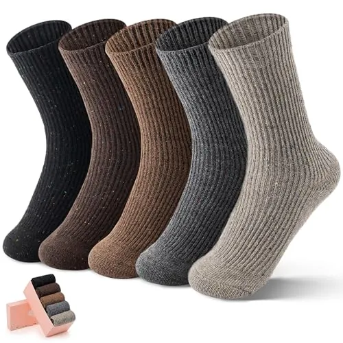 5 Pairs Wool Warm Socks
