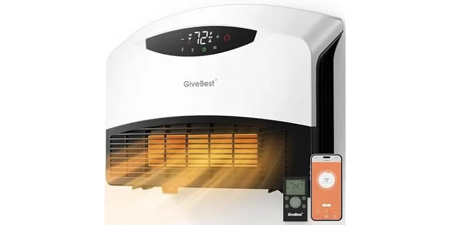 GiveBest Electric Wall Heater with WiFi and Remote Control