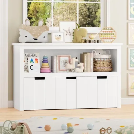 Homfa Kids Toy Storage Cubes with 3 Drawers