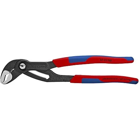 KNIPEX Cobra 10" High-Tech Water Pump Pliers w/ Push-Button Adjustment