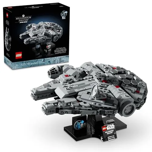LEGO Star Wars: A New Hope Millennium Falcon 25th Anniversary Buildable Starship Model, 75375
