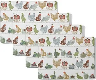 Laura Ashley Coop Cork Placemat 4-Count