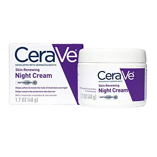 CeraVe Skin Renewing Night Cream Face Moisturizer 1.7-Oz