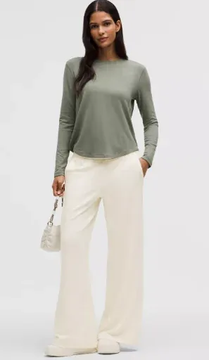 Lululemon BeCalm Mid-Rise Wide-Leg Pants