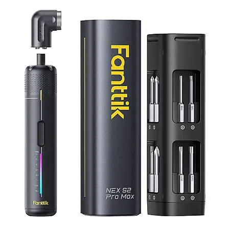 Fanttik S2 Pro Max Cordless Electric Screwdriver w/ 16 Bits & 7 Torque Settings