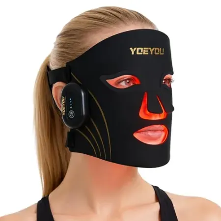 YoeYou Wireless Red Light Therapy Face Mask