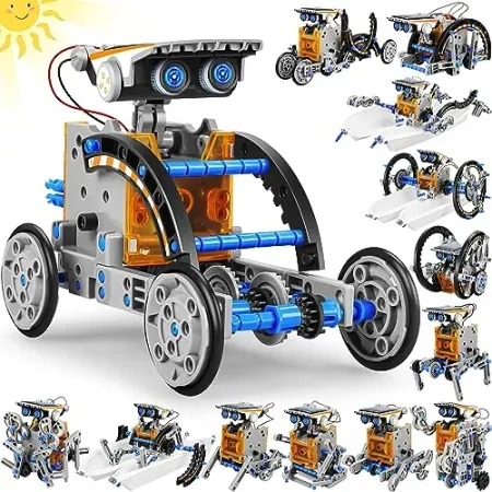 Bottleboom 13-in-1 STEM Solar Power Robot Toy Kids' Building Kit
