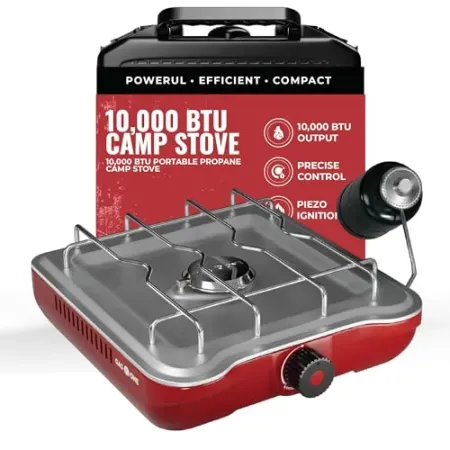 GasOne 10K BTU Single Propane Burner Camp Stove