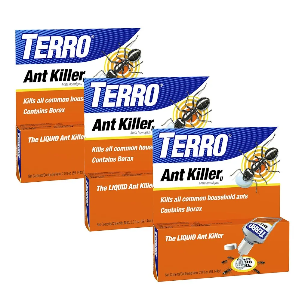 Terro Liquid Ant Killer T200-3SR 3-Pack Indoor Ant Baits w/ Borax