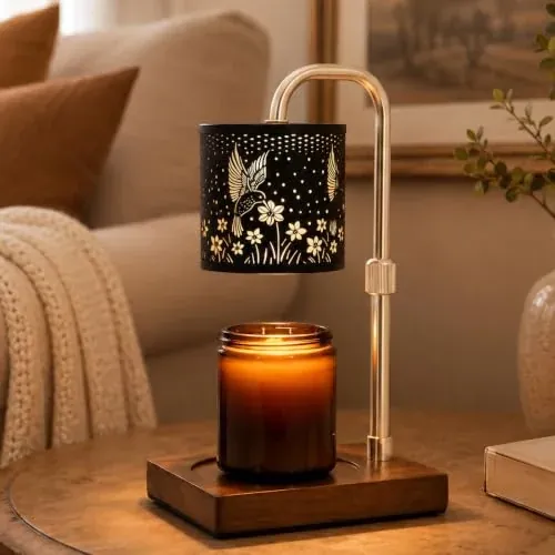 Eandisom Hummingbird Candle Warmer Lamp with Timer Dimmer