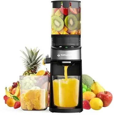 400W Cold Press Juicer with 4.9" Wide Feed Chute