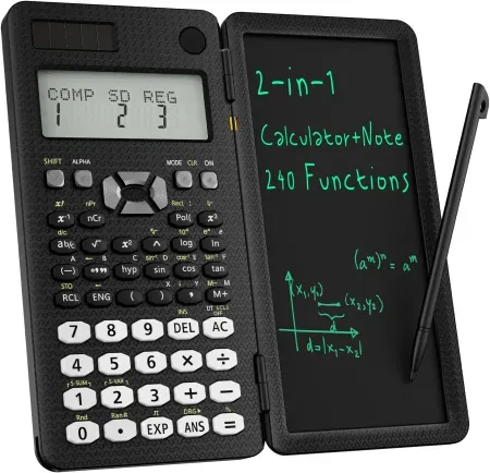 ROATEE 82MS Scientific Calculator w/ 240 Functions & 2-Line Display