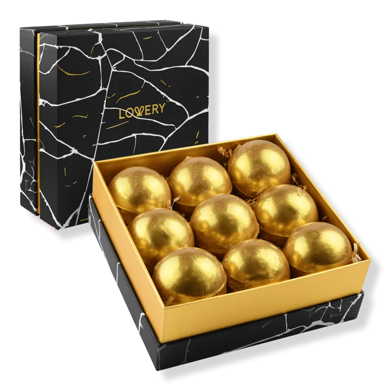 Lovery 24K Gold Bath Bombs Gift Box