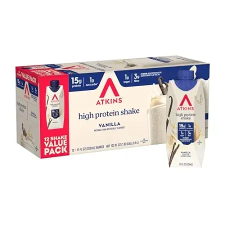 12-Pack Atkins 15g High Protein Shakes