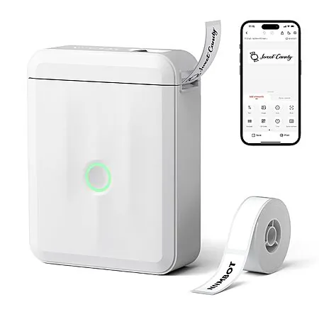 NIIMBOT D110 Bluetooth Label Printer Machine (White)
