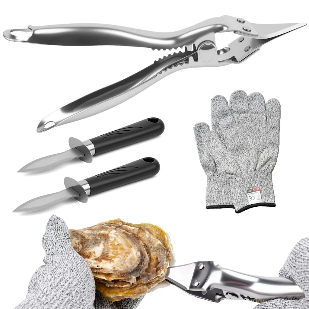Stainless Steel Oyster Shucking Kit