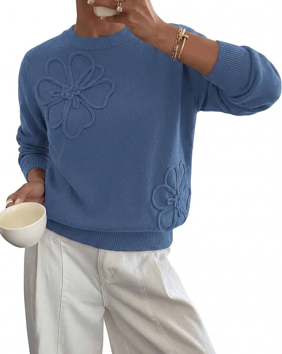 BTFBM Floral Crewneck Sweater