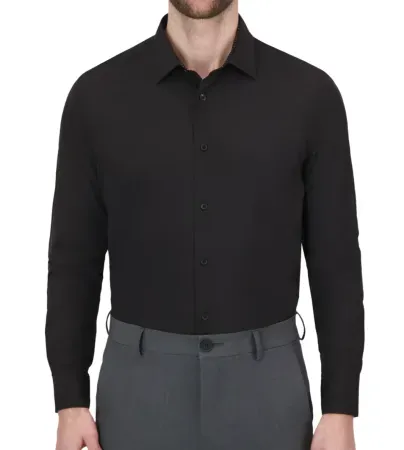 Report Collection Long Sleeve Men's Woven Dress Shirt
