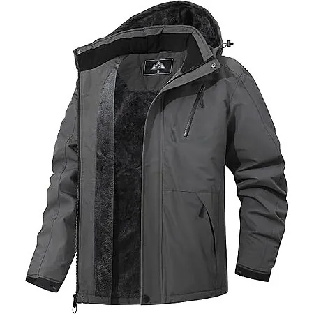 Men's Maoyssen Mountain Fleece Ski Snow Jacket w/ Hood (various colors/sizes)