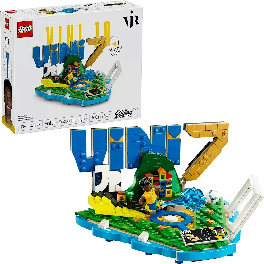 LEGO Editions Vini Jr. Soccer Highlights 510-Piece Building Set