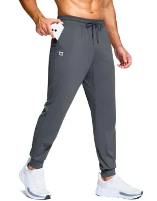 G Gradual Men's Joggers Athletic Workout Pants with Pockets