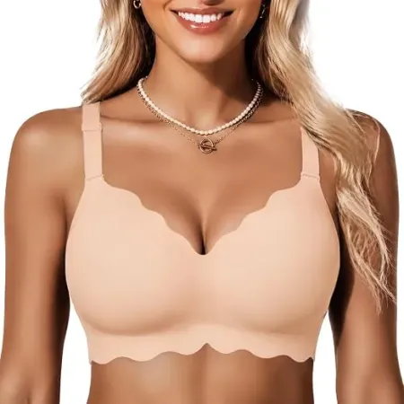 COCOMARTS No Underwire Jelly Bra