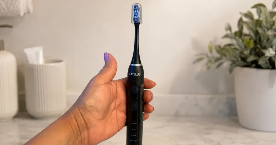 COSLUS Electric Toothbrush w/ 4 Heads