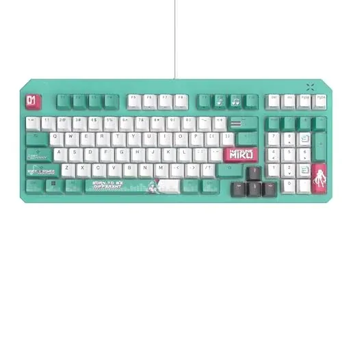 ASUS TUF Gaming K3 Gen II Hatsune Miku Edition Wired USB Gaming Keyboard