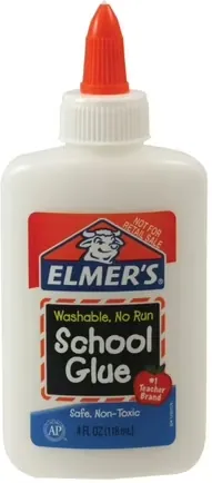Elmer's Liquid School Glue, Washable, 4oz., 1 Count