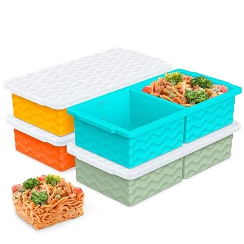 Aopigavi Silicone Freezer Trays 4-Pack 2-Cup