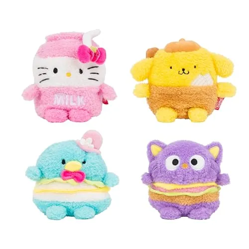 BumBumz Hello Kitty and Friends FoodTruckBumz Plush 4-Pack